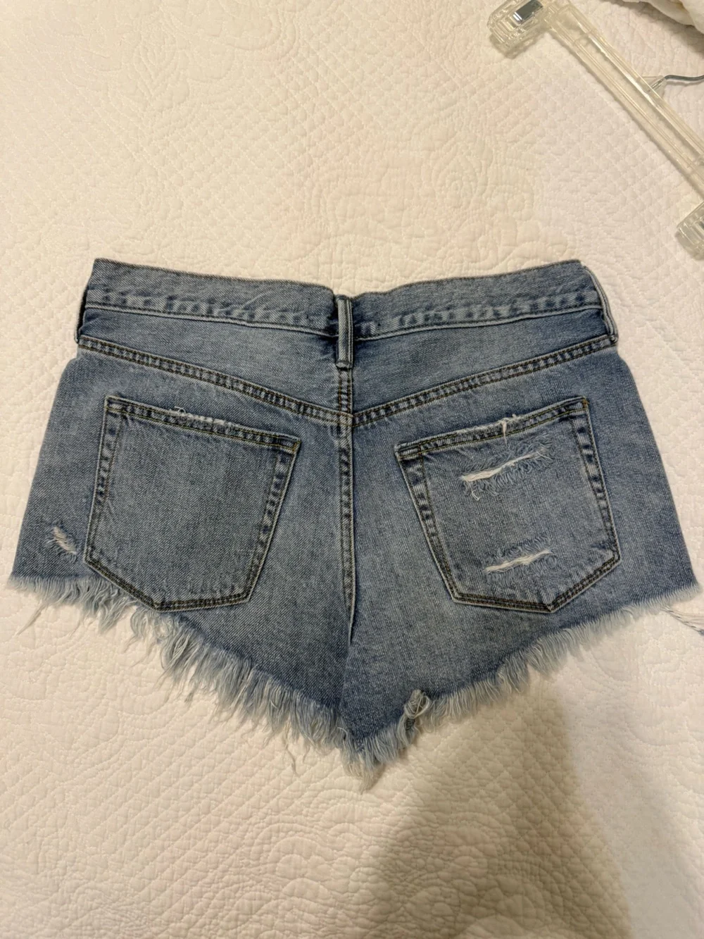 Free People denim shorts